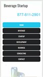 Mobile Screenshot of beveragestartup.com
